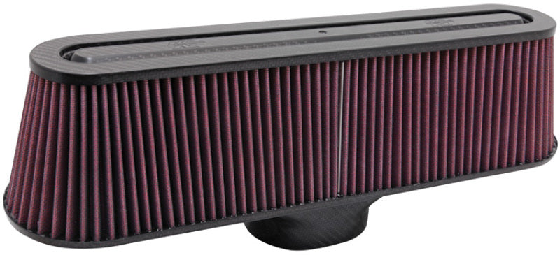 K&N Air Filter with Carbon Fiber Top and Base - Blais Performance Parts