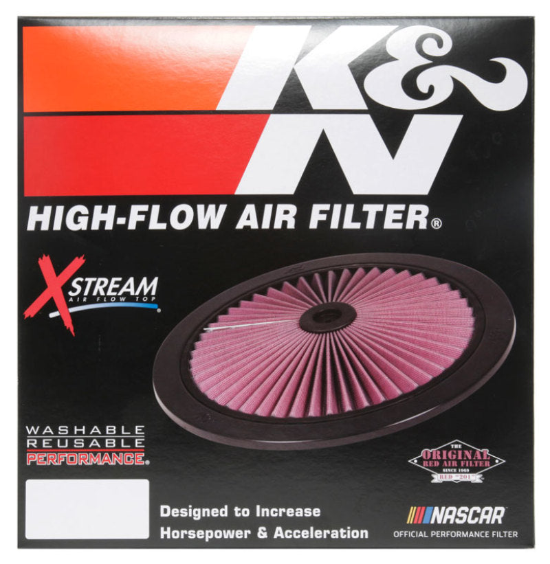 K&N X-Stream Top Filter Only 11in - Black - Blais Performance Parts