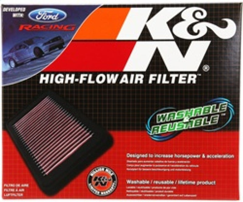 K&N 10 Ford Mustang GT 4.6L-V8 Drop In Air Filter - Blais Performance Parts