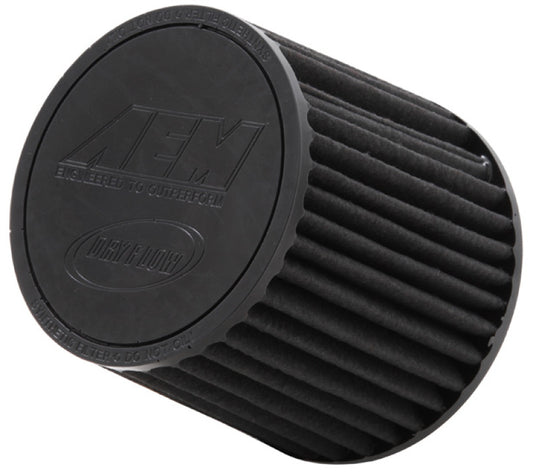 AEM Dryflow 3.25in. X 5in. Round Tapered Air Filter - Blais Performance Parts