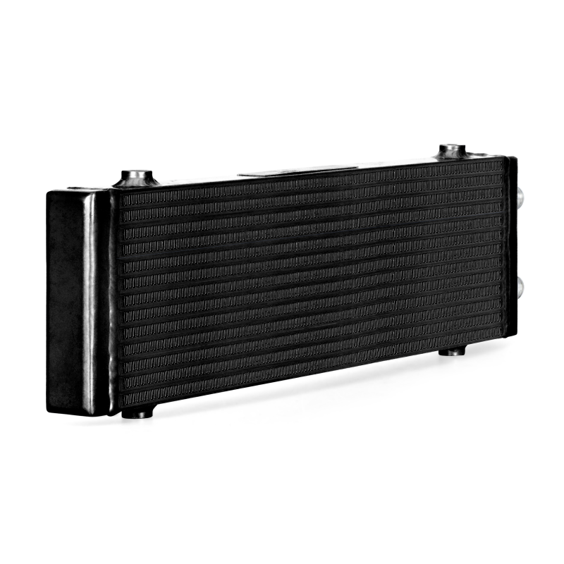 Mishimoto Universal Large Bar and Plate Dual Pass Black Oil Cooler - Blais Performance Parts