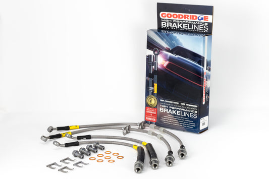 Goodridge 16-17 Chevrolet Camaro ZL1/SS (Excl. 1LE Pkg.) Models w/Brembo Calipers SS Brake Lines - Blais Performance Parts