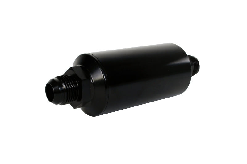 Aeromotive In-Line Filter - (AN-10) 100 Micron Stainless Steel Element Black Anodize Finish - Blais Performance Parts