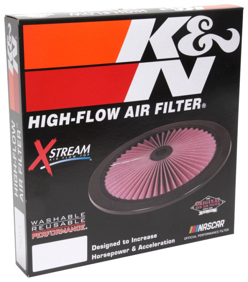 K&N X-Stream Top Filter Only 11in - Black - Blais Performance Parts