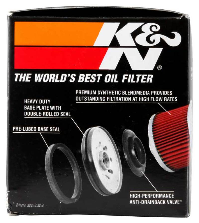 K&N Honda / Kawasaki 3.25in OD x 3.719in H Oil Filter - Blais Performance Parts