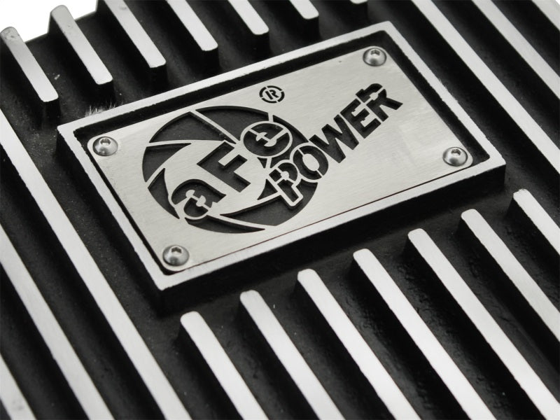 aFe Power Transmission Pan Black Machined 09-14 Ford 6R80 F-150 Trucks - Blais Performance Parts