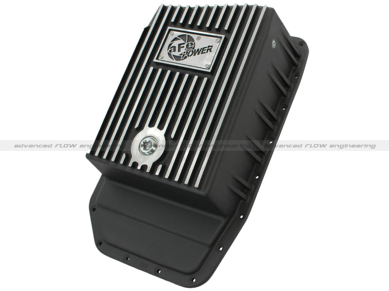 aFe Power Transmission Pan Black Machined 09-14 Ford 6R80 F-150 Trucks - Blais Performance Parts