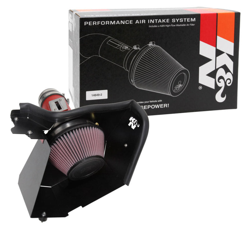 K&N 17-18 Honda Civic Type-R L4-2.0L F/I Typhoon Air Intake - Blais Performance Parts