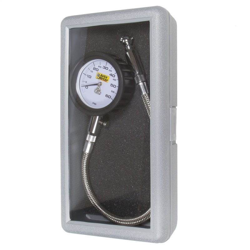 Autometer NASCAR Performance 60PSI Lo-Pressure Tire Pressure Gauge - Blais Performance Parts