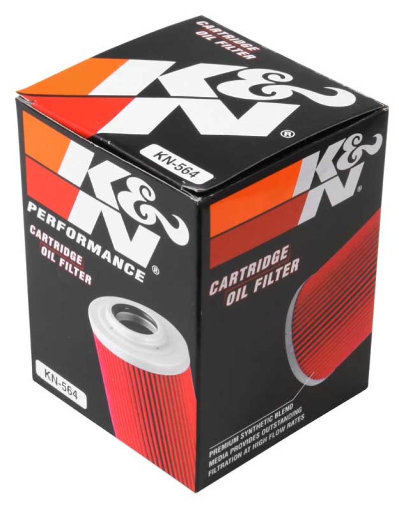 K&N Can/AM Spyder RT 998/ Buell 1125R -2.2219in OD x 0.969in ID x 3.813in H Oil Filter - Blais Performance Parts