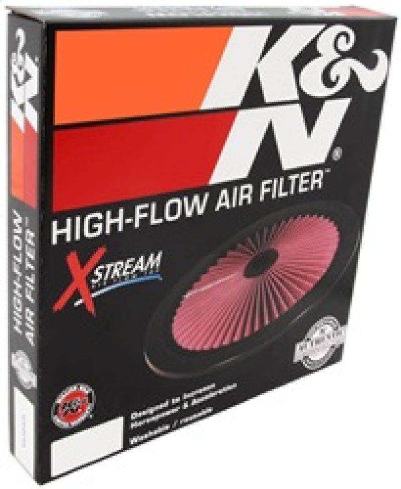 K&N X-Stream Top Filter X-Stream 14 inch OD Black - Blais Performance Parts