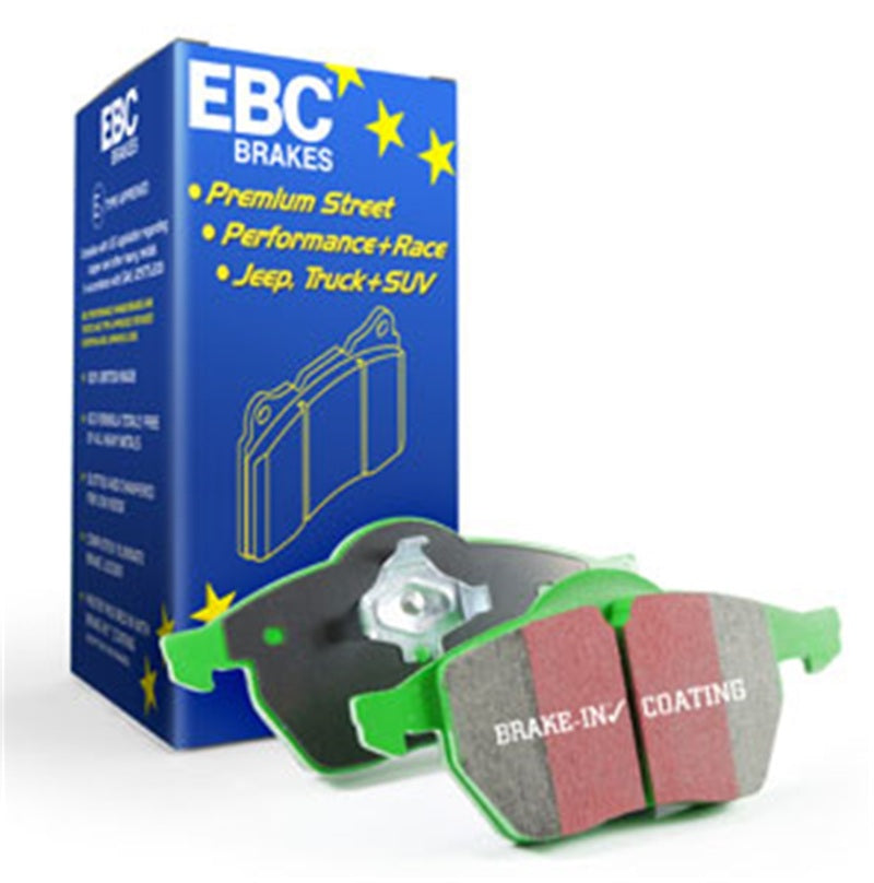 EBC 06-11 Dodge Ram 1500 Mega Cab 2WD Greenstuff Front Brake Pads - Blais Performance Parts