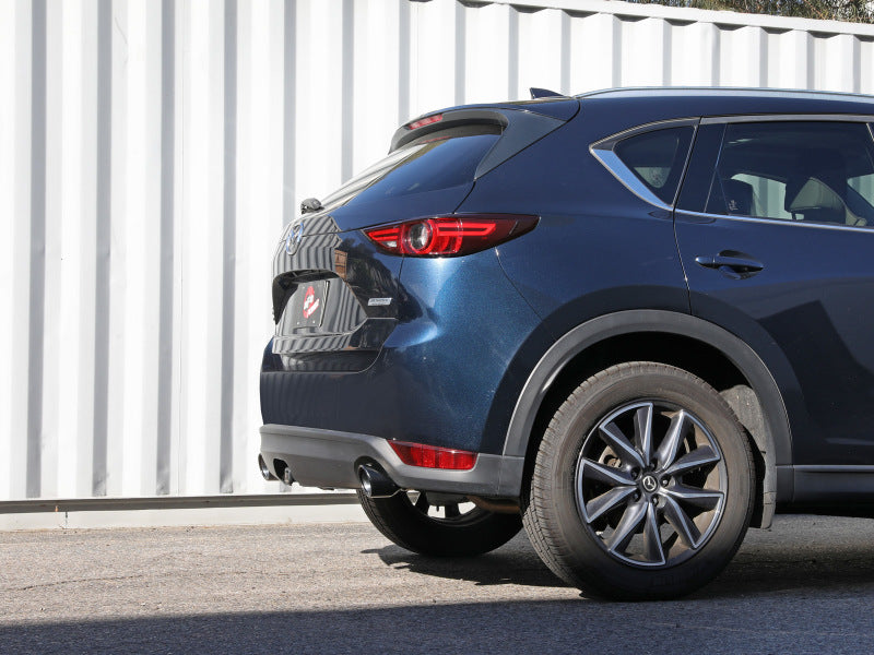 aFe Takeda 17-21 Mazda CX-5 2.5L (t) 2.5in. SS Axle-Back Exhaust System w/Black Tips - Blais Performance Parts