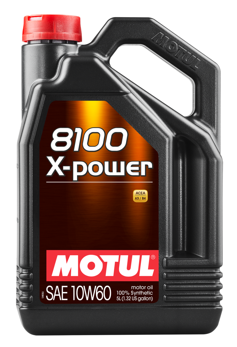 Motul 5L Synthetic Engine Oil 8100 10W60 X-Power - Blais Performance Parts