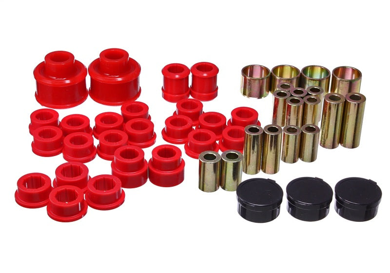 Energy Suspension 05-09 Subaru Legacy Rear Control Arm Bushing Set - Red - Blais Performance Parts