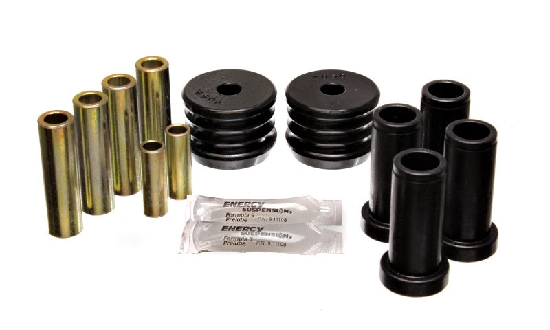 Energy Suspension 64-75 BMW 2002 Black Rear Control Arm Bushing Set - Blais Performance Parts