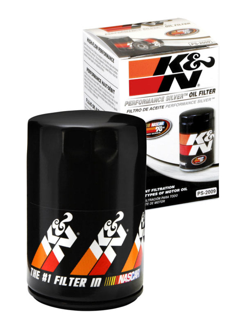 K&N Oil Filter for Ford/Lincoln/Mercury/Mazda/Chrysler/Dodge/Jeep/Jaguar 3in OD x 5.063in H - Blais Performance Parts