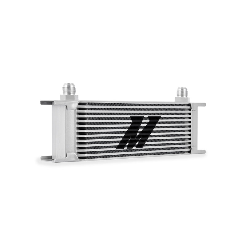 Mishimoto Universal 13-Row Oil Cooler Silver - Blais Performance Parts