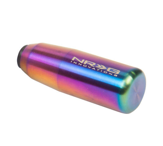 NRG Universal Short Shifter Knob - 3.5in. Length / Heavy Weight .85Lbs. - Multi Color/Neochrome - Blais Performance Parts