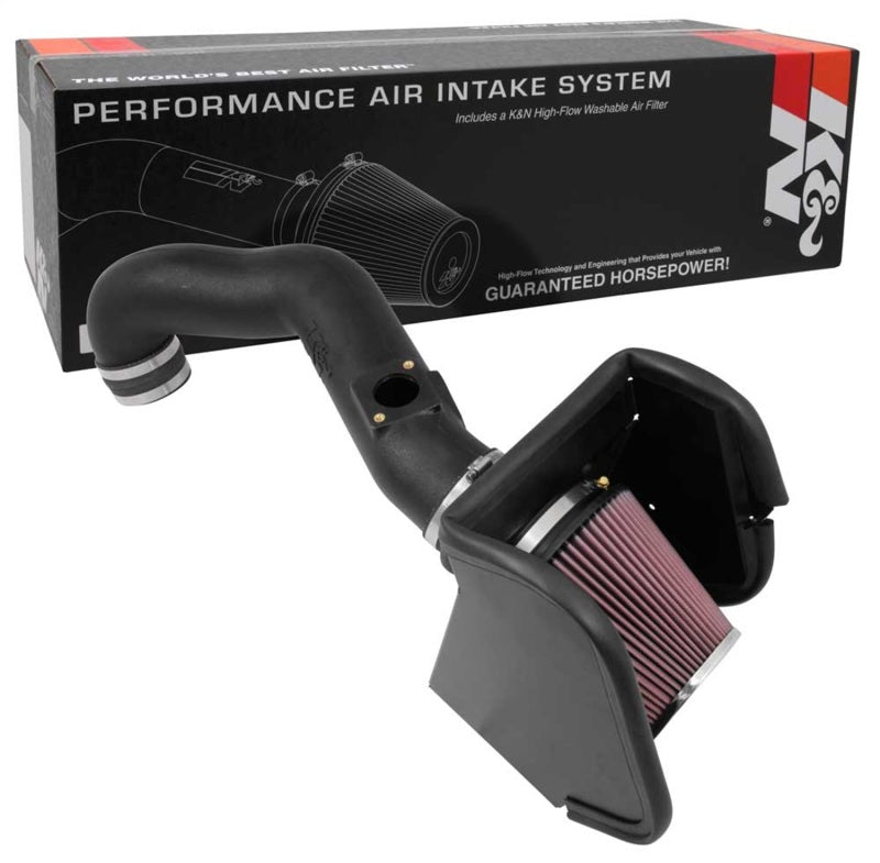 K&N 16-17 Nissan Titan XD V8-5.0L DSL 63 Series Aircharger Performance Intake - Blais Performance Parts