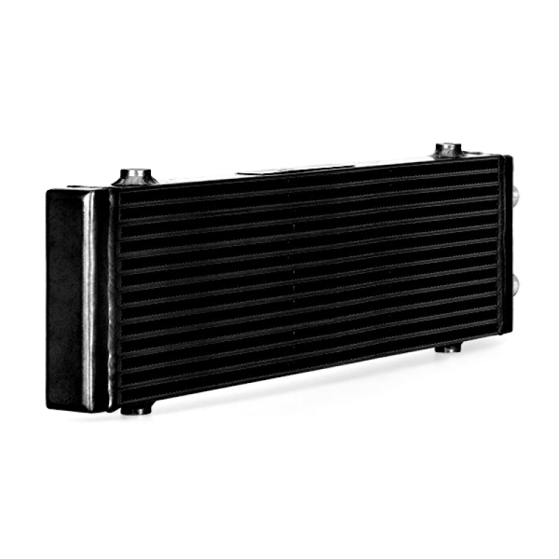 Mishimoto Universal Large Bar and Plate Dual Pass Black Oil Cooler - Blais Performance Parts