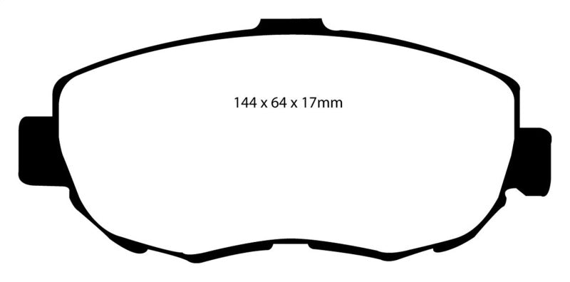 EBC 93-97 Lexus GS300 3.0 Yellowstuff Front Brake Pads - Blais Performance Parts