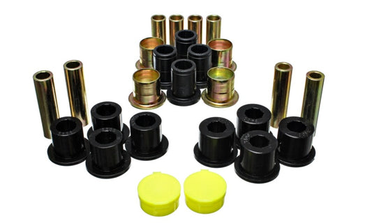 Energy Suspension 87-04 Dodge Dakota / 98-03 Durango 4WD Black Front End Control Arm Bushing Set - Blais Performance Parts