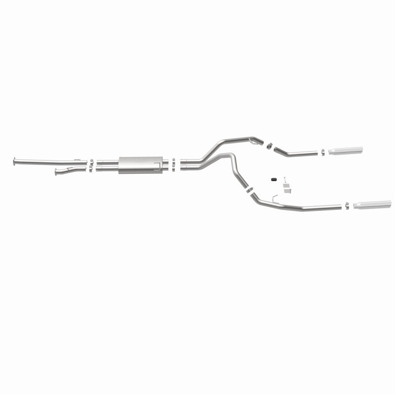 MagnaFlow 14 Toyota Tundra V8 4.6L/5.7L Stainless Cat Back Exhaust Dual Split Rear Exit - Blais Performance Parts