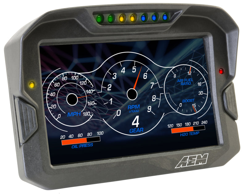 AEM CD-7 Non Logging Race Dash Carbon Fiber Digital Display (CAN Input Only) - Blais Performance Parts