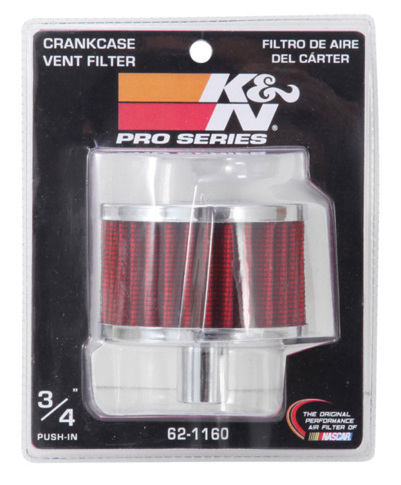 K&N Filter 3/4in Vent 3in Diameter 2in Height - Blais Performance Parts