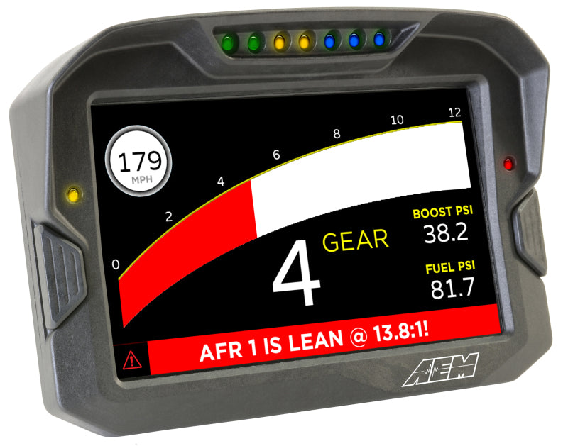 AEM CD-7 Non Logging Race Dash Carbon Fiber Digital Display (CAN Input Only) - Blais Performance Parts