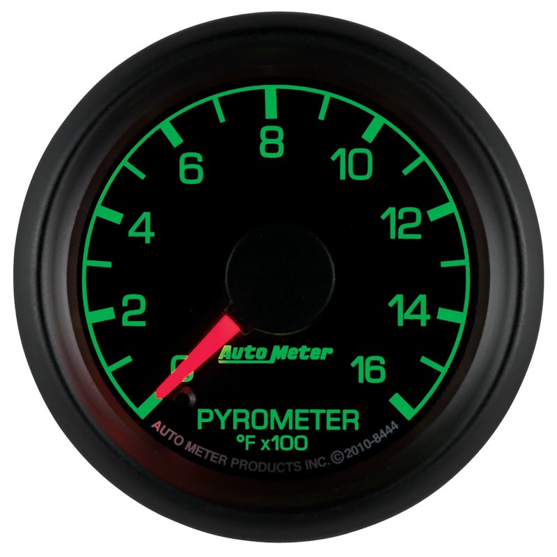 Autometer Factory Match Ford 52.4mm Full Sweep Electronic 0-1600 Deg F EGT/Pyrometer Gauge - Blais Performance Parts