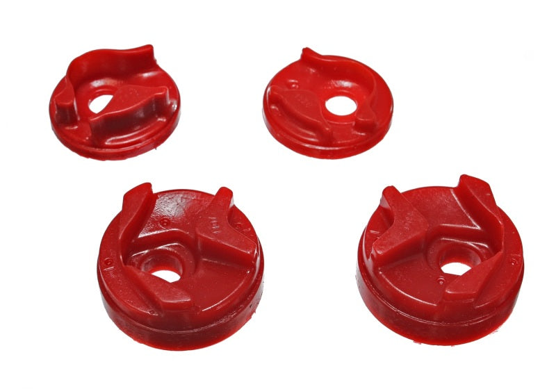 Energy Suspension 02-03 Nissan Sentra/200SX Red Motor Mount Insert Set (w/ Spec V 2.5L engine manua - Blais Performance Parts