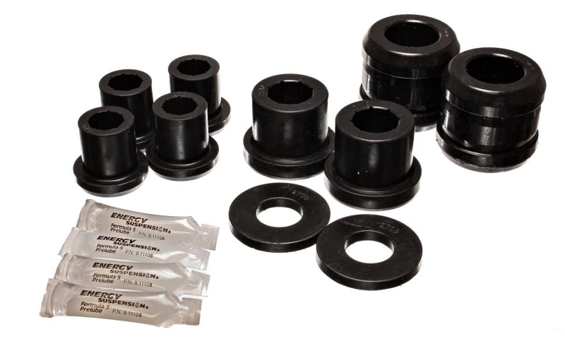 Energy Suspension 04-07 Mazda RX8 Black Front Control Arm Bushing Set - Blais Performance Parts