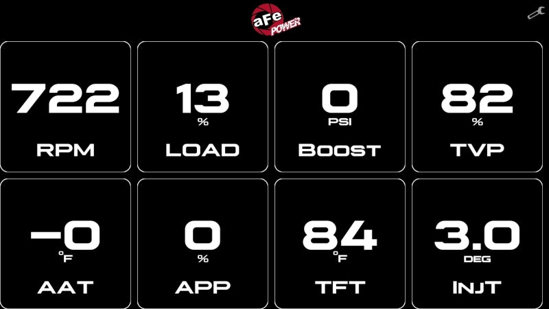 aFe AGD Advanced Gauge Display Digital 5.5in Monitor 08-18 Dodge/RAM/Ford/GM Diesel Trucks - Blais Performance Parts