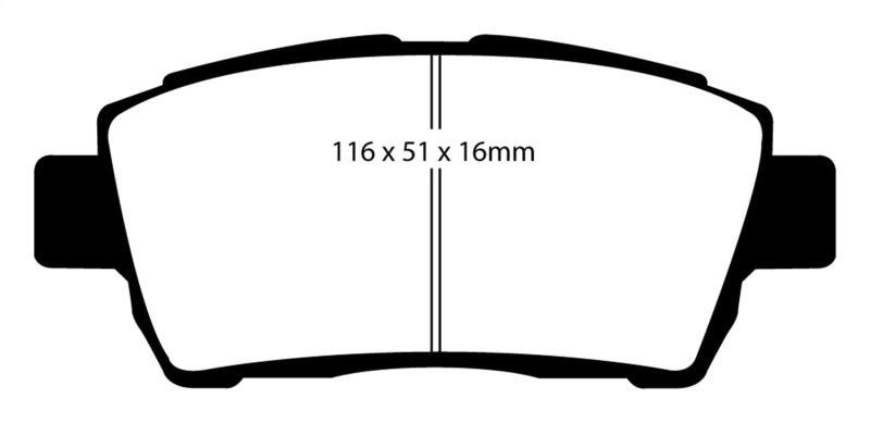 EBC 11-15 Scion IQ 1.3 Redstuff Front Brake Pads - Blais Performance Parts