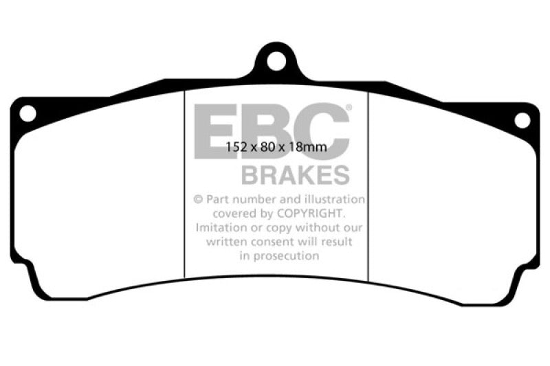 EBC Brakes Yellowstuff Performance Brake Pads - Blais Performance Parts