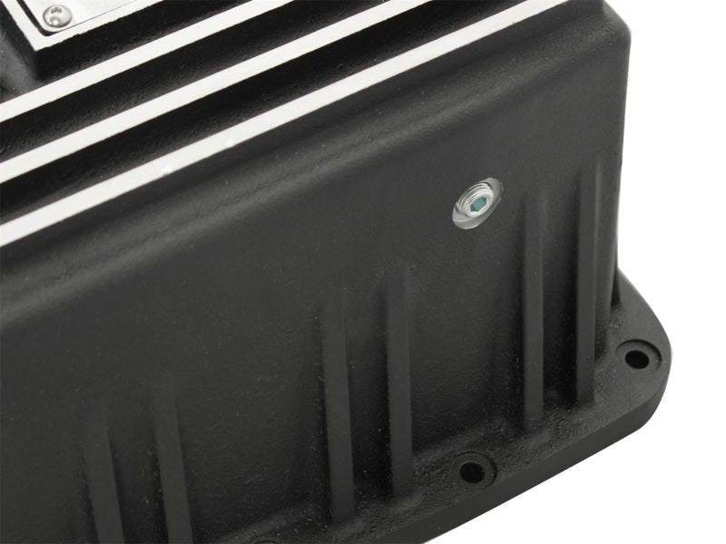 aFe Power Transmission Pan Black Machined 09-14 Ford 6R80 F-150 Trucks - Blais Performance Parts