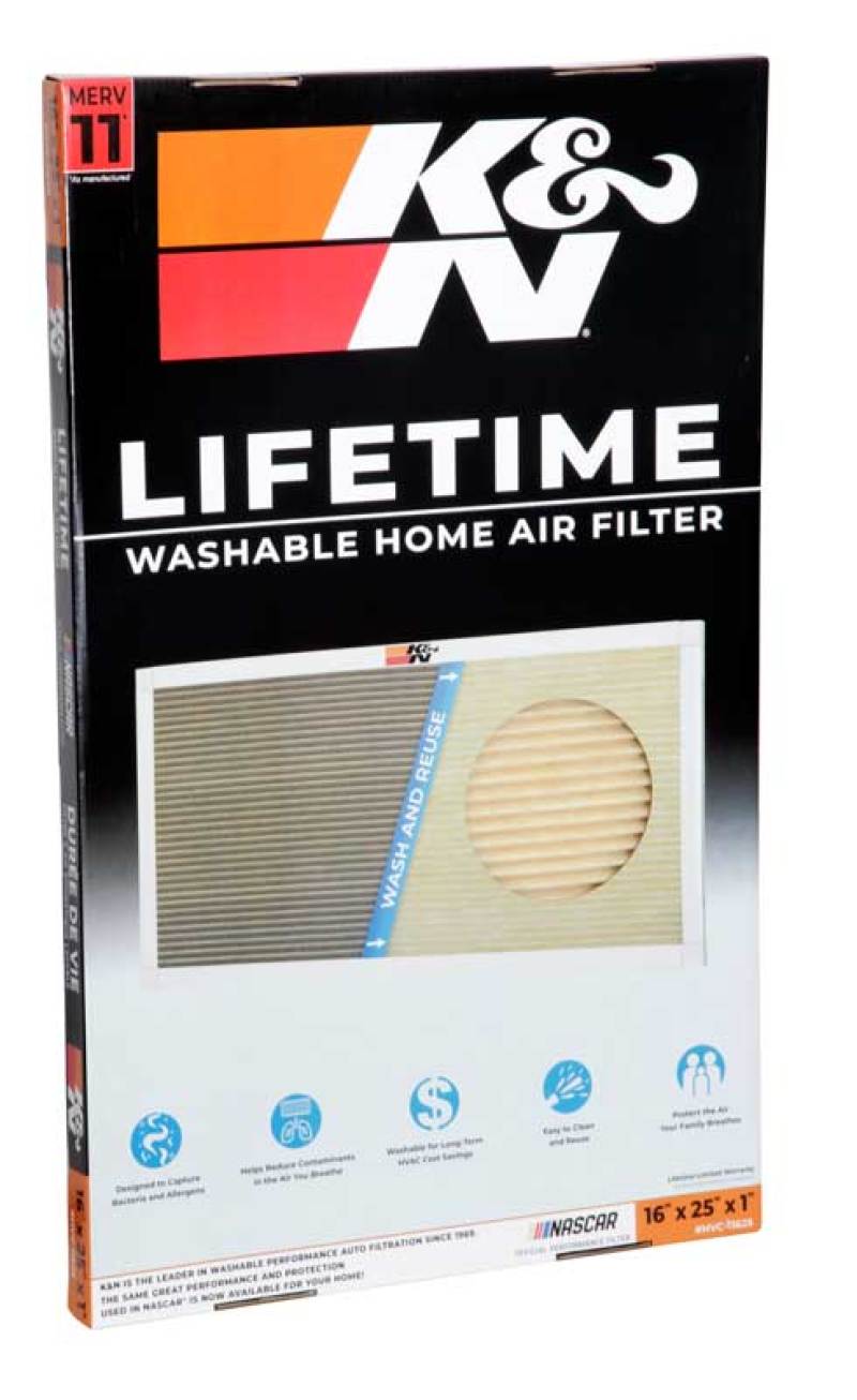 K&N HVAC Filter - 16 x 25 x 1 - Blais Performance Parts