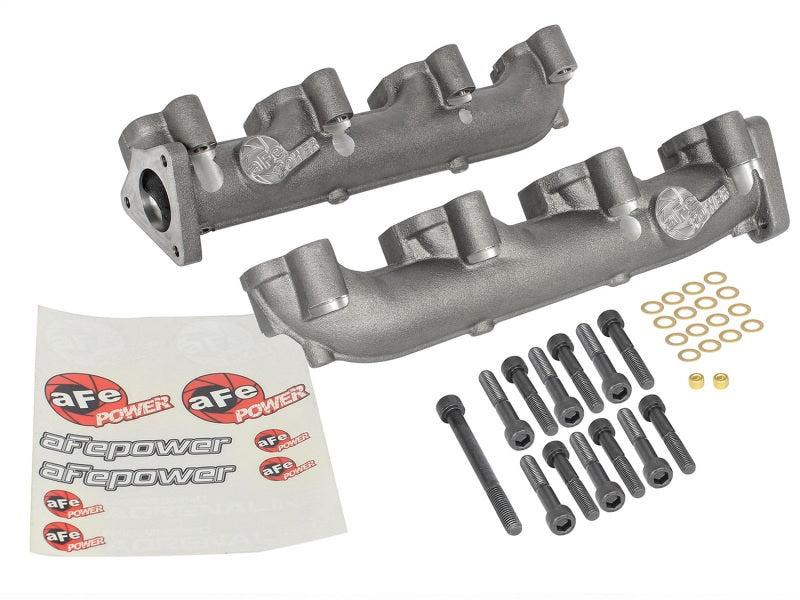 aFe Power BladeRunner Ported Ductile Iron Exhaust Manifold 01-16 GM Diesel Trucks V8-6.6L (td) - Blais Performance Parts