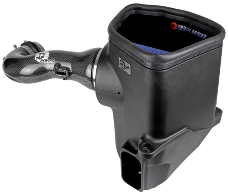 aFe 19-20 GM Trucks 5.3L/6.2L Track Series Carbon Fiber Cold Air Intake System With Pro 5R Filters - Blais Performance Parts