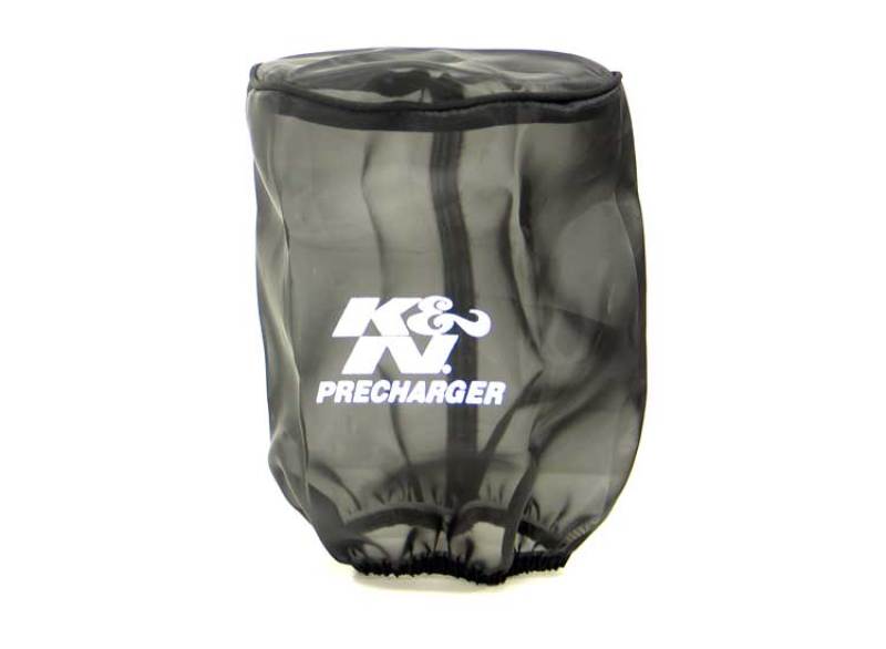 K&N Universal Precharger Round Straight Air Filter Wrap Black 5in ID x 7in Height - Blais Performance Parts