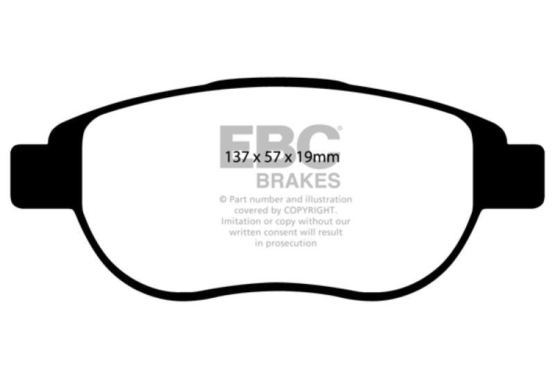 EBC Brakes Yellowstuff Performance Brake Pads - Blais Performance Parts