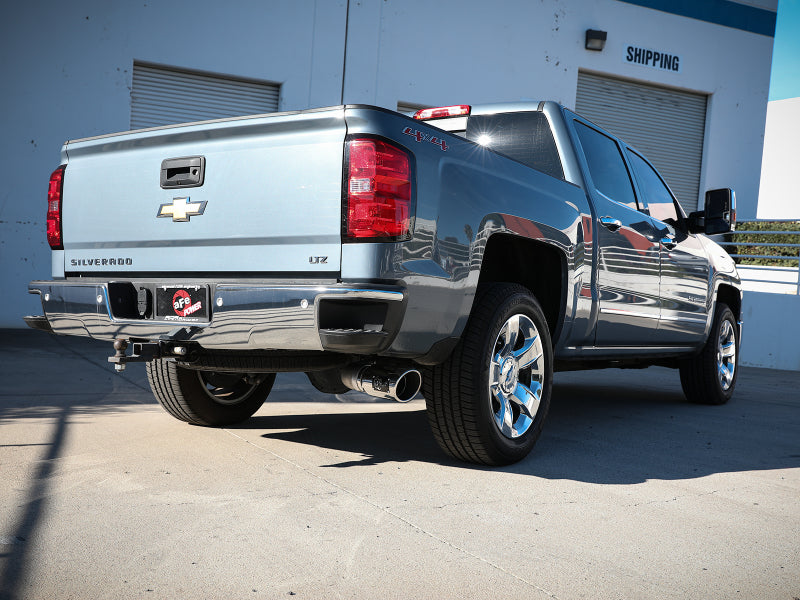 aFe Apollo GT Series 4in 409SS Cat Back Exh System Polished Tip 14-18GM Silverado 1500 V8-6.2L - Blais Performance Parts