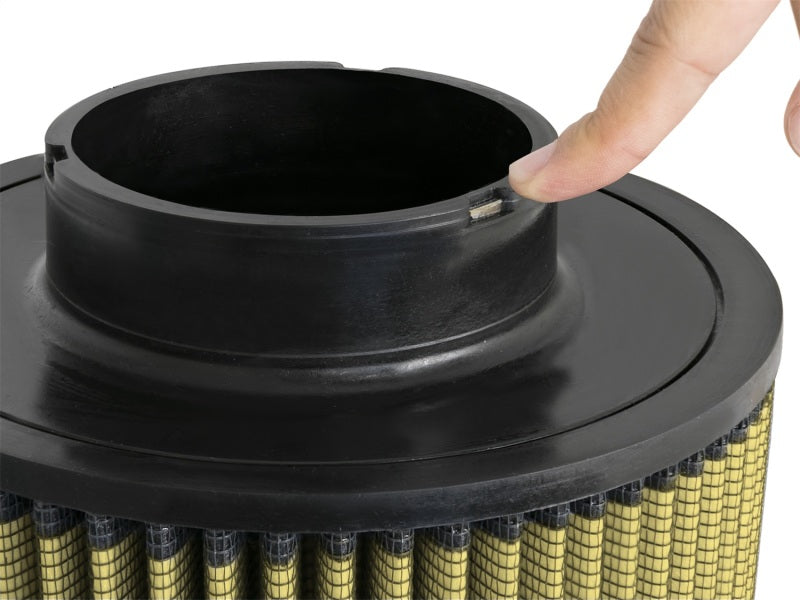 aFe MagnumFLOW Air Filters UCO PG7 A/F PG7 4F x 8-1/2B x 8-1/2T x 11H - Blais Performance Parts