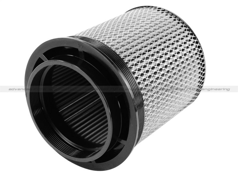 aFe MagnumFLOW Air Filter Pro DRY S 6in Flange x 8 1/8in Base/Top (INV) x 9in H - Blais Performance Parts