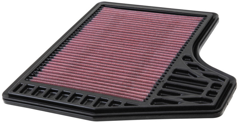 K&N Replacement Filter 11.438in O/S Length x 11.375in O/S Width x 1in H for 13 Nissan Altima 2.5L - Blais Performance Parts