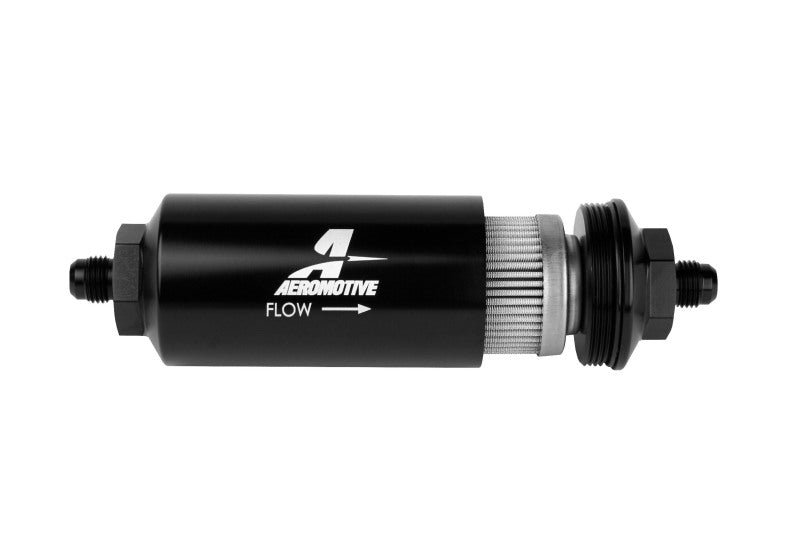 Aeromotive In-Line Filter - (AN-06 Male) 100 Micron Stainless Steel Element - Blais Performance Parts