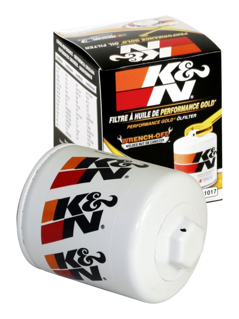 K&N 3.74inch / 2.98 OD Performance Gold Oil Filter - Blais Performance Parts