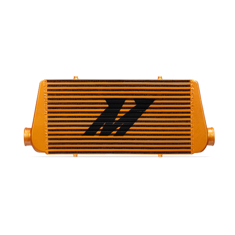 Mishimoto Universal Gold R Line Intercooler Overall Size: 31x12x4 Core Size: 24x12x4 Inlet / Outlet - Blais Performance Parts